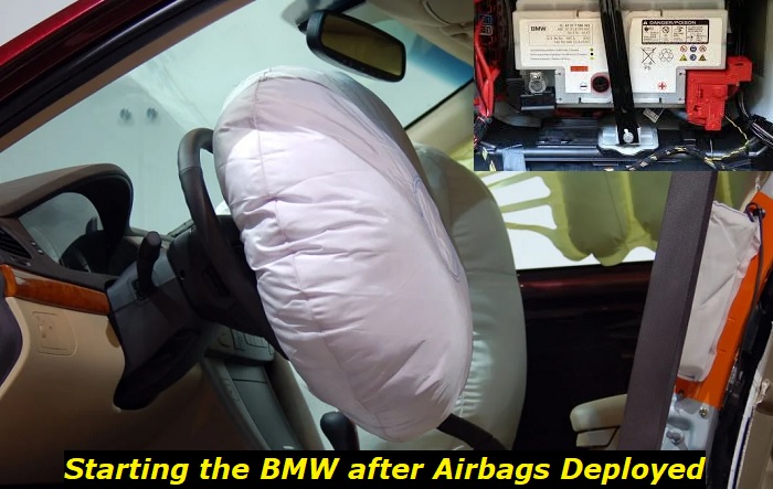 starting bmw after airbags deployed